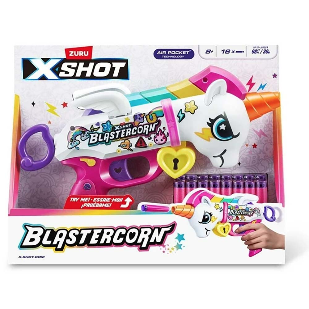 S.A. - PISTOLA DE JUGUETE X-SHOT BLASTERCORN C/16 BALAS S.A. - PISTOLA DE JUGUETE X-SHOT BLASTERCORN C/16 BALAS