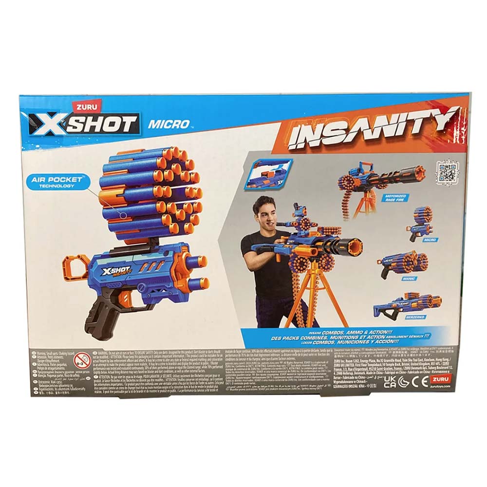 Zuru X-Shot Insanity Micro Ploppy 36795, lanzadores de juguete
