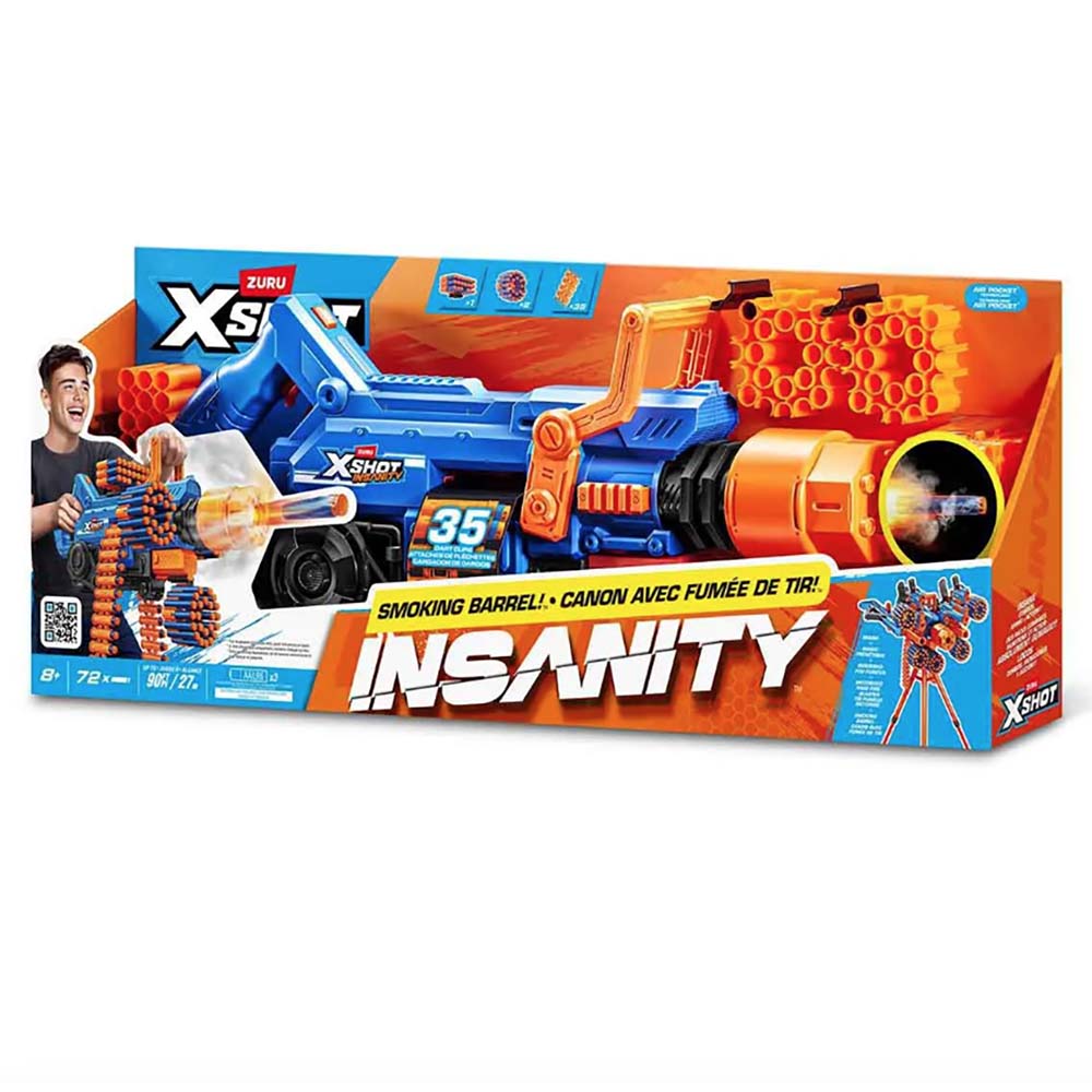 Zuru X-Shot Insanity Smoking Barrel