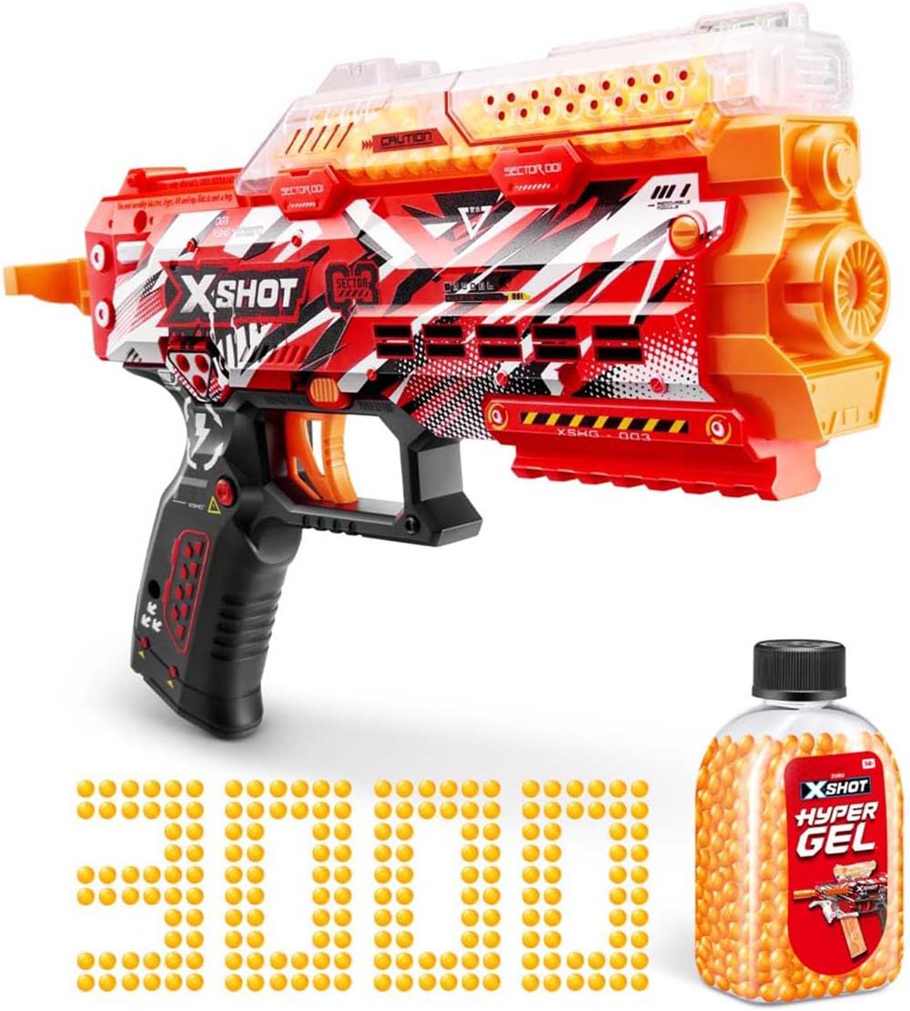 Zuru X-Shot Hyper Gel Stinger 3000 municiones de Gel 36728, lanzadores de juguete