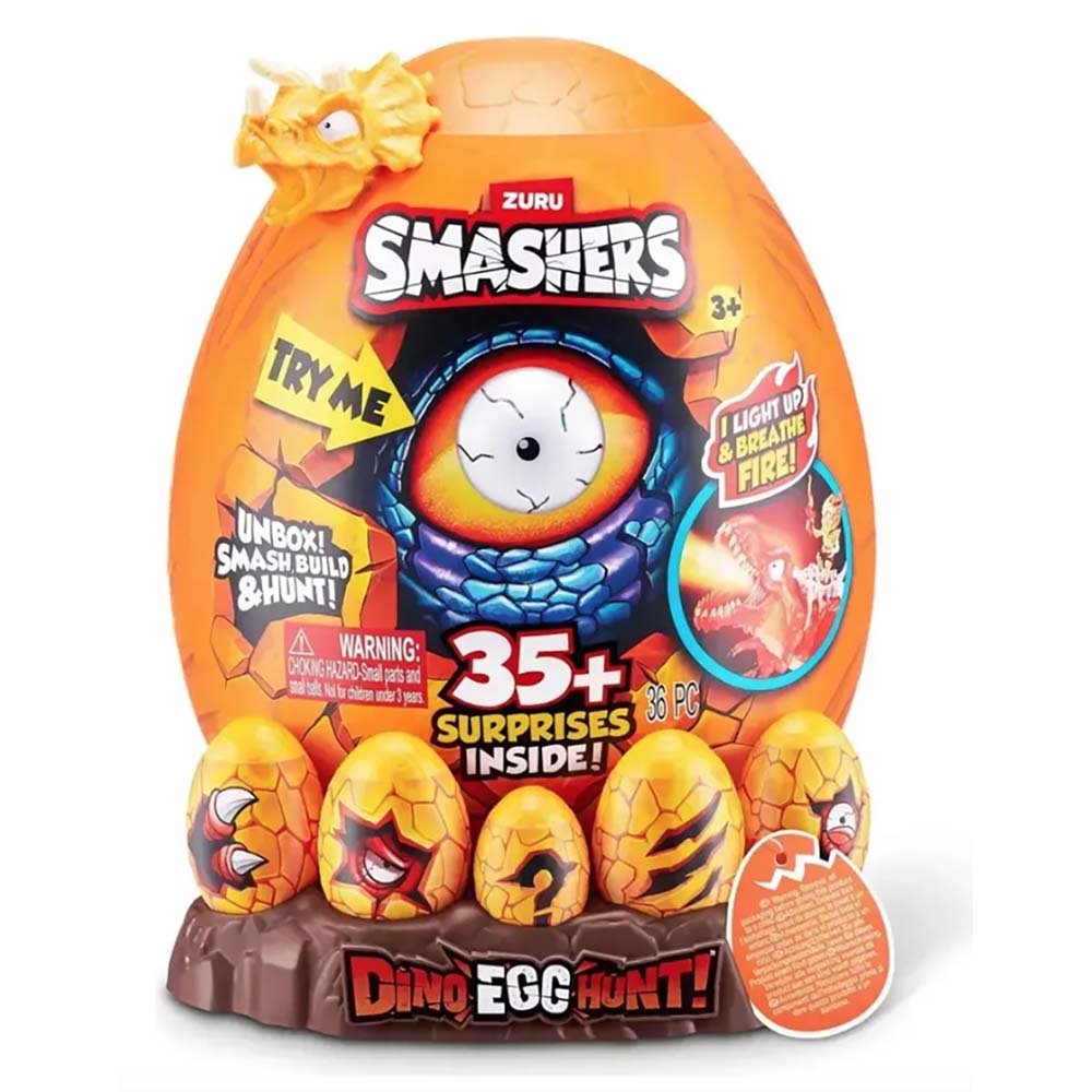 Smashers Dino Egg Hunt Dorado, coleccionables sorpresa