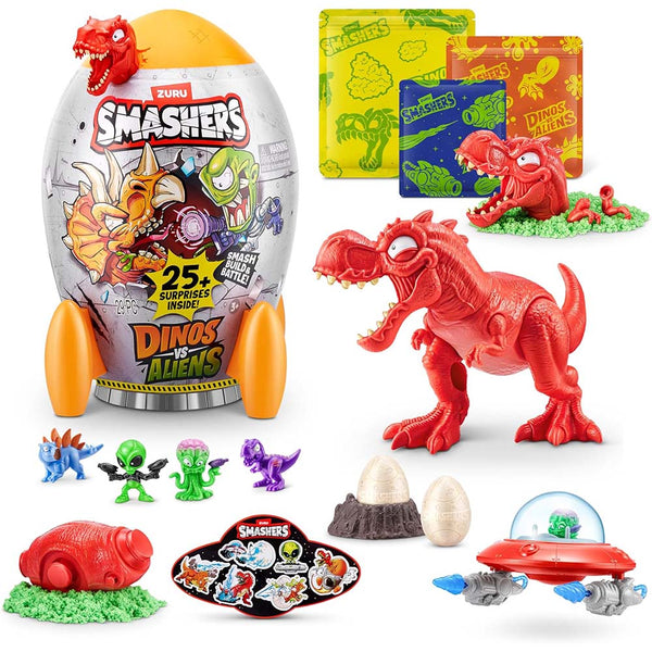 Smashers Dinos Vs Aliens Rocket Rojo