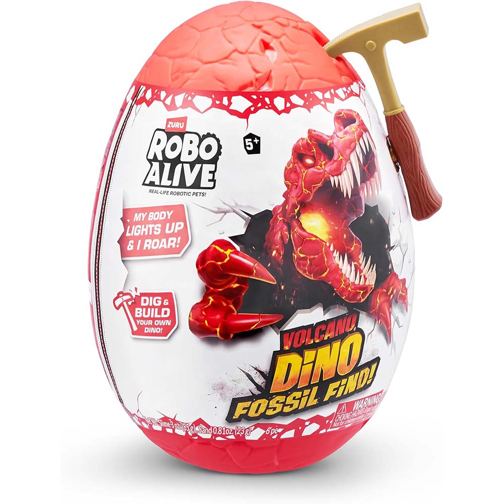 Robo Alive Dino Fossil Find Volcano