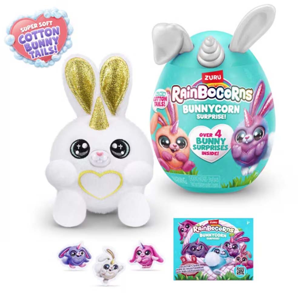 Zuru Cápsula Sorpresa Peluche Bunycor Plata 9280SQ1, coleccionables sorpresa