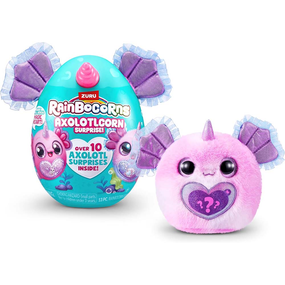 Rainbocorns Sparkle Heart Surprise Axolotlcorn Series 1 (Tie-Dye Pink Axolotl) 92120TQ1