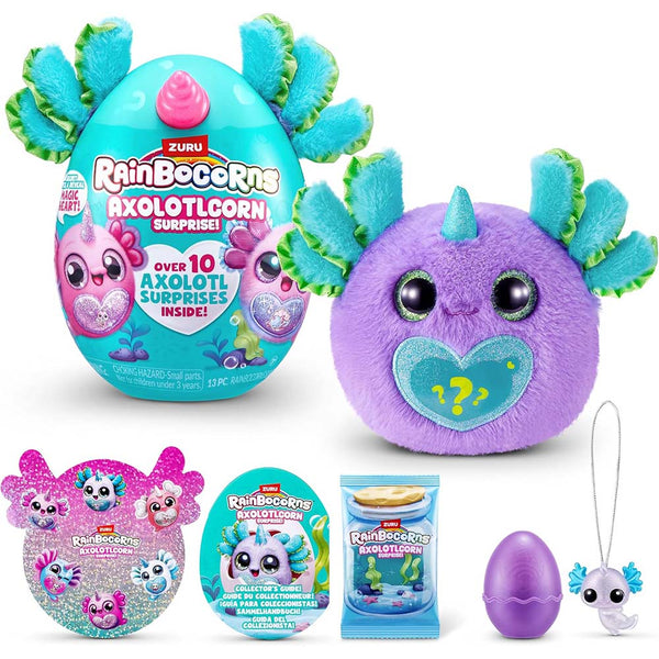 Rainbocorns Sparkle Heart Surprise Axolotlcorn Series 1 (Purple Axolotl) 92120TQ1