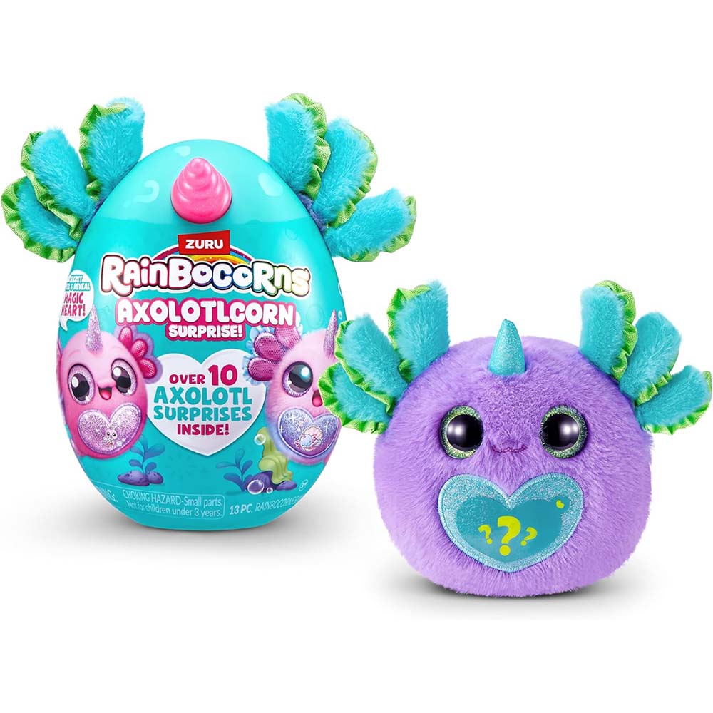Rainbocorns Sparkle Heart Surprise Axolotlcorn Series 1 (Purple Axolotl) 92120TQ1
