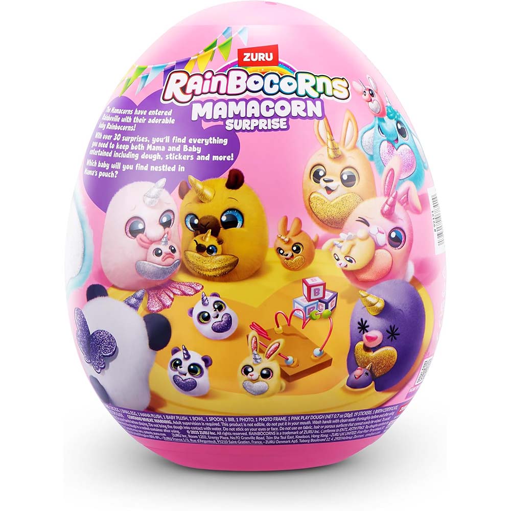 Rainbocorns Mamacorn Surprise Plush Series 1 (Bolb Fish) 92121, coleccionables sorpresa