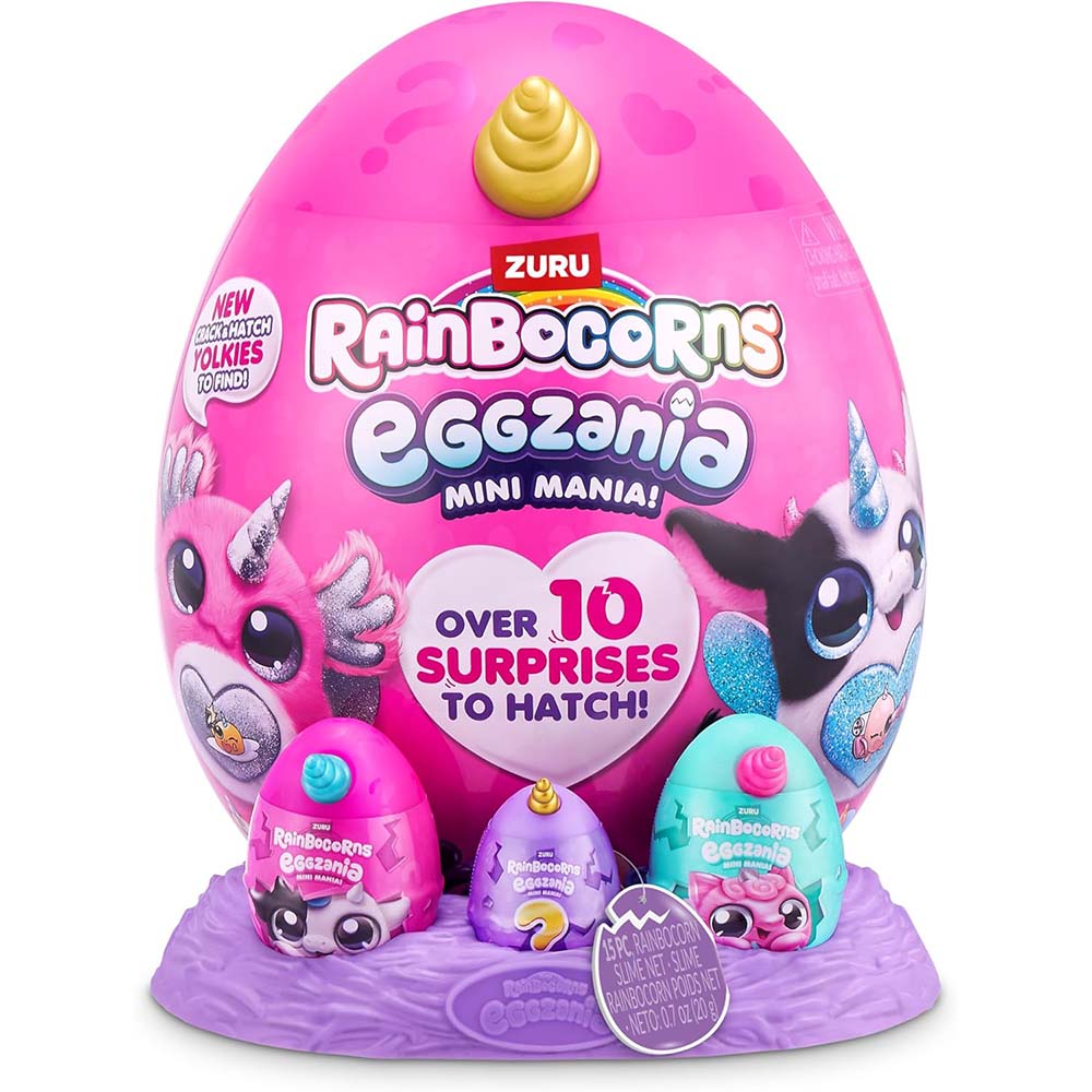 Rainbocorns -Eggzania Mini Series 1 Cuernito Dorado 9296