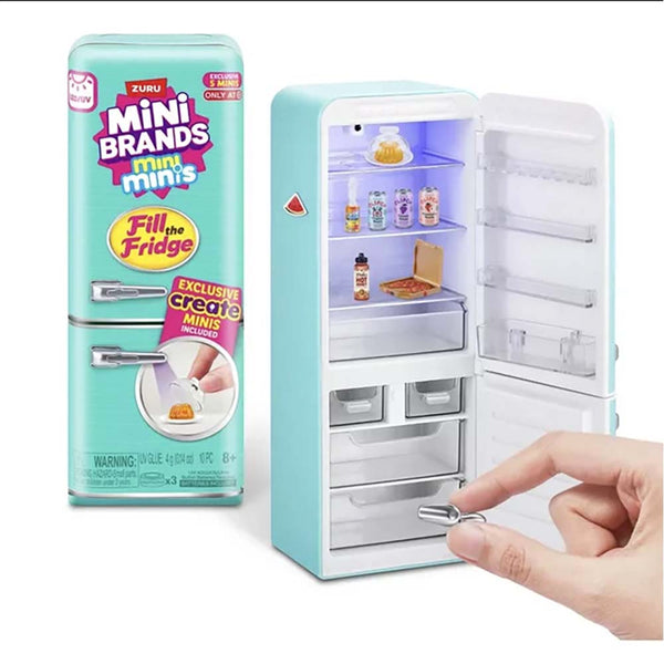 Mini Brands Fill The Fridge Playset