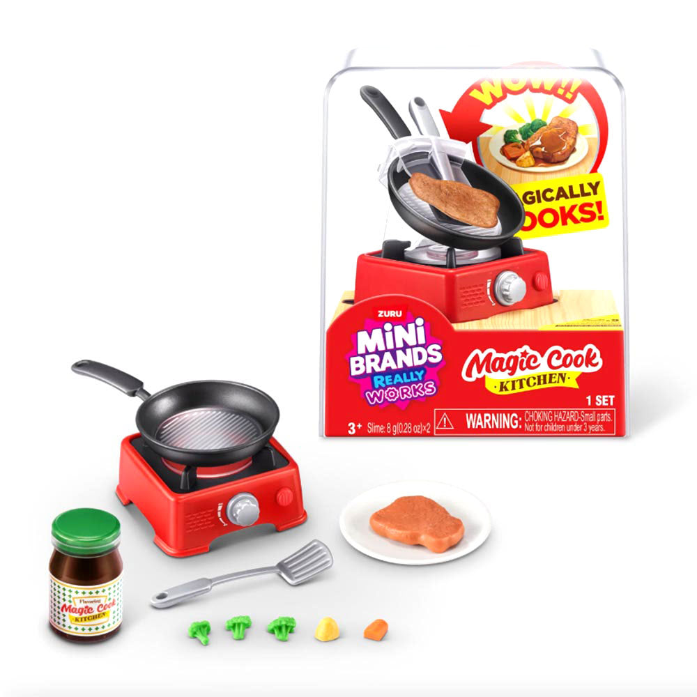 S001 Mini Brands Magic Cook Kitchen Series 1 Sartén 77789UQ1, coleccionables sorpresa