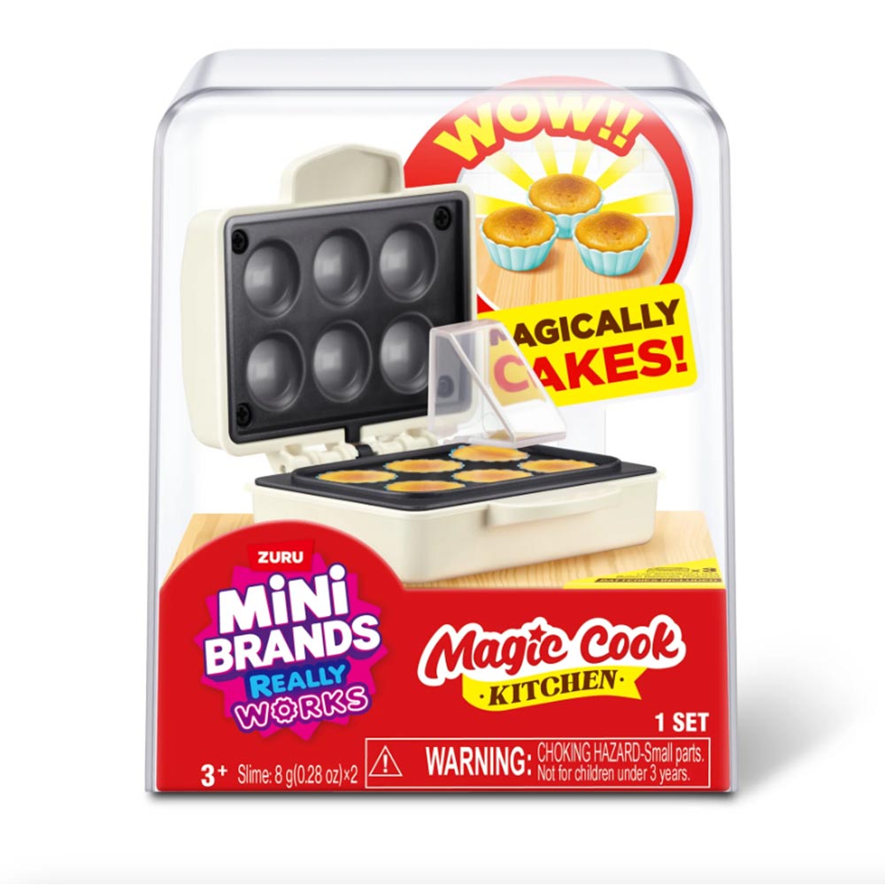 S001 Mini Brands Magic Cook Kitchen Series 1 Mini Horno Panques 77789UQ1, coleccionables sorpresa
