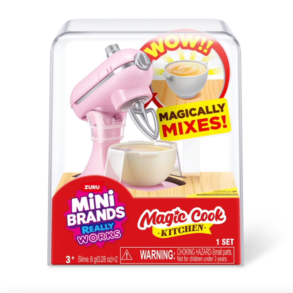 S001 Mini Brands Magic Cook Kitchen Series 1 Batidora Rosa 77789UQ1, coleccionables sorpresa