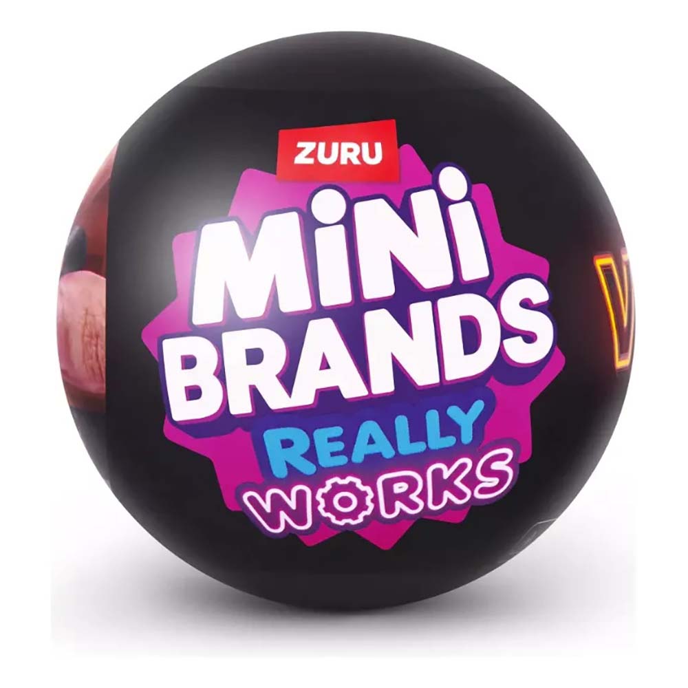 ZURU Mini Brands Really Works Vinyl Serie 1 – Cápsula Coleccionable con Miniaturas Sorpresa