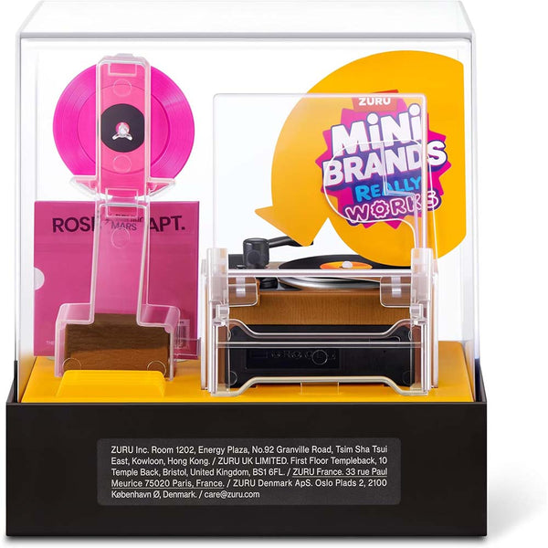 Mini Brands Vinyl Serie 1 – Playset con Reproductor de Vinilos Miniatura