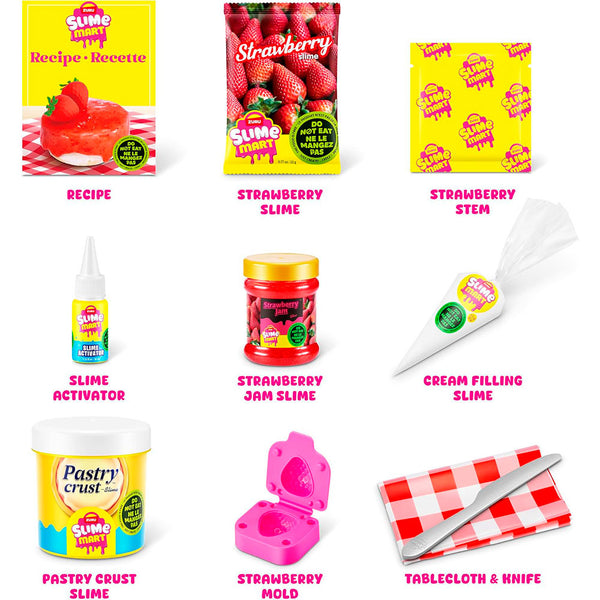 ZURU Slime Mart – Slime Kit - Cheesecake de Fresa