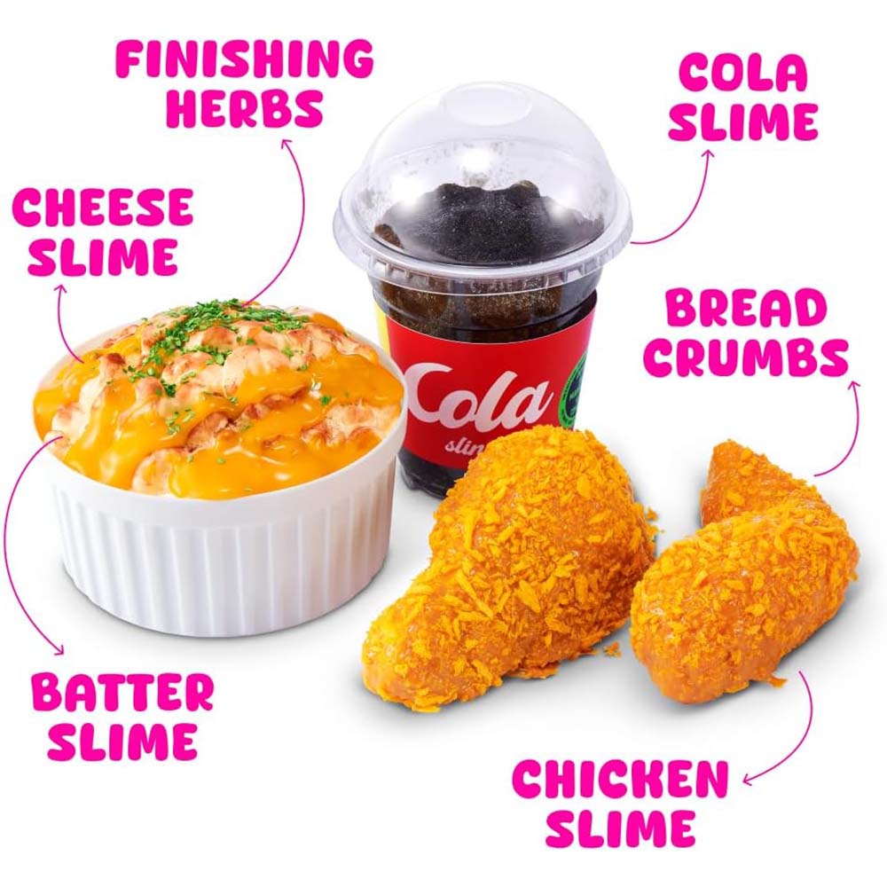 ZURU Slime Mart Small Dessert Shopping Basket – Kit de Slime para Crear Postres en Miniatura, masas y slime