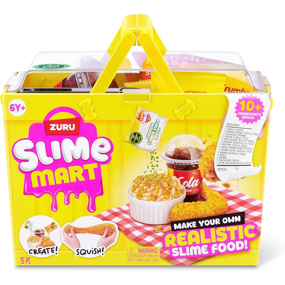 ZURU Slime Mart Small Dessert Shopping Basket – Kit de Slime para Crear Postres en Miniatura, masas y slime
