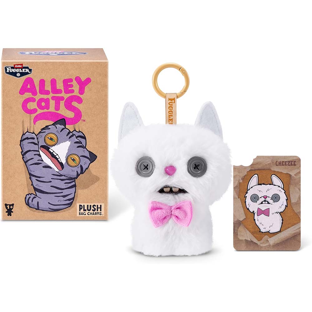 Fuggler Gato Callejero Llavero de Peluche Coleccionable 12.7 cm