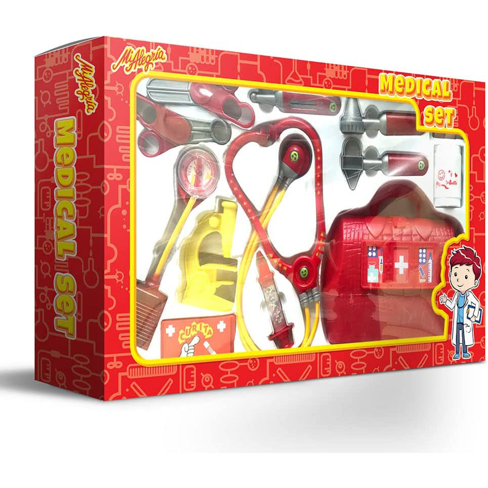 Equipo Médico Mi Alegría Rojo 26: Set de juego - Edad 4+