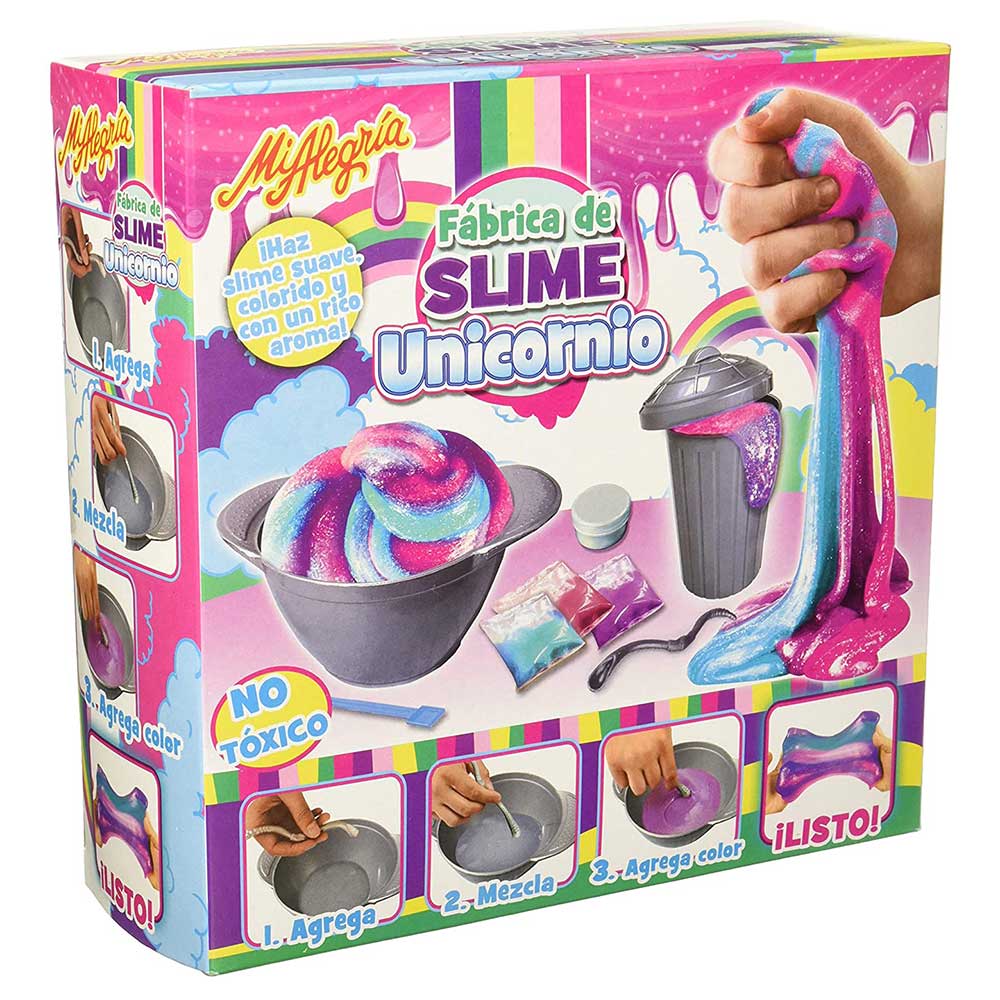 Mi Alegría Fábrica de Slime Unicornio 1919: Kit de manualidades - Edad 4+