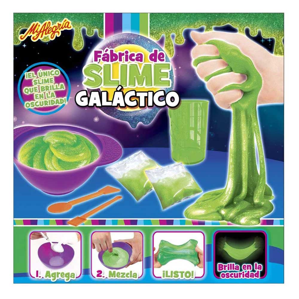 Mi Alegría Fábrica de Slime Galáctico 1925: Kit de manualidades - Edad 4+