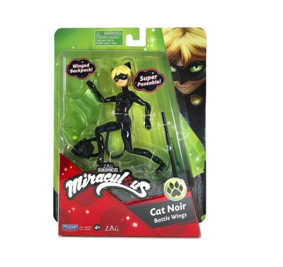 Miraculous Ladybug Mini Doll 5" - Cat Noir 86424: Muñeca de 5 pulgadas