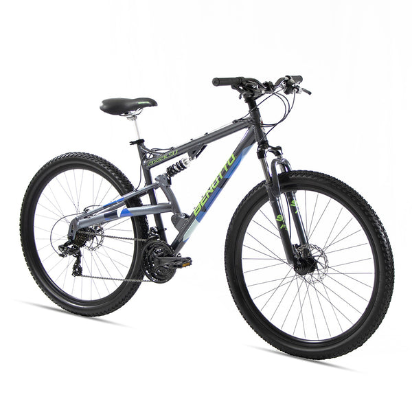 Bicicleta BENOTTO Montaña AXIAL 9.1 R29 21V. Hombre DS Frenos Doble Disco Mecánico Aluminio Gris/Azul Talla:UN