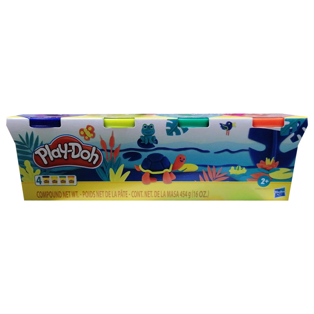 Play-Doh 4 Pack - Tortugas B5517: Set de masa moldeable - Edad 2+