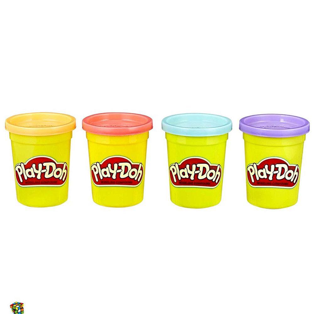 Play-Doh 4 Pack - Helados B5517: Set de masa moldeable - Edad 2+