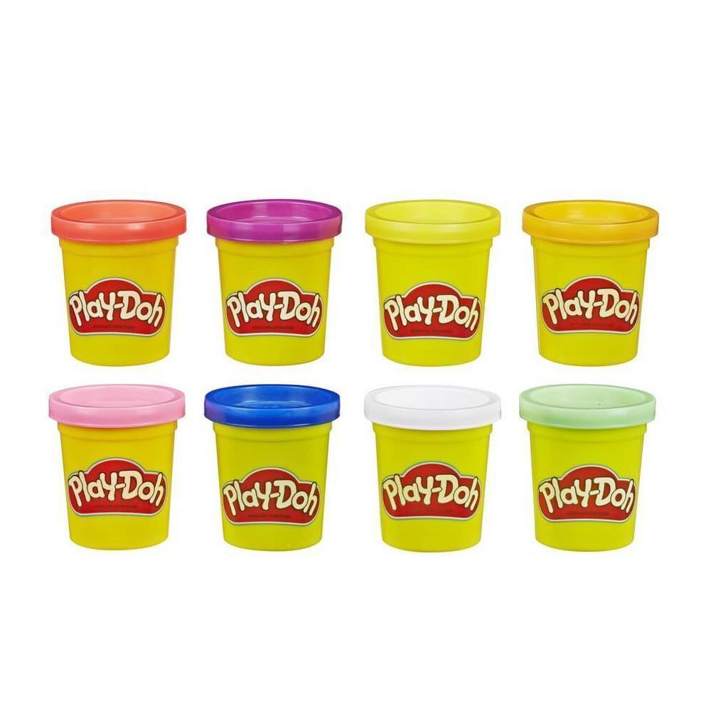 Play-Doh 8 Pack Flamingos E5044: Set de masa moldeable - Edad 2+