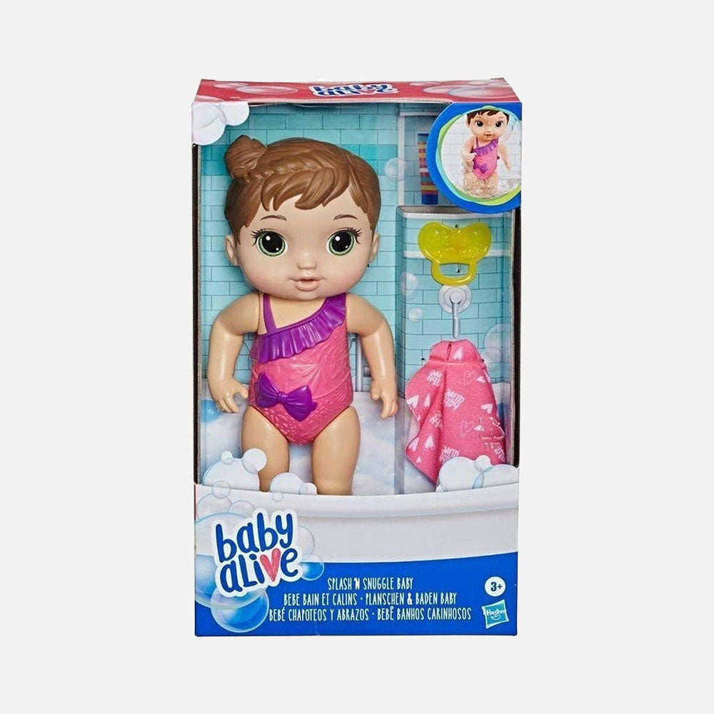 Baby Alive - Chapoteos y Abrazos Rosa E8716: Muñeca - Edad 3+