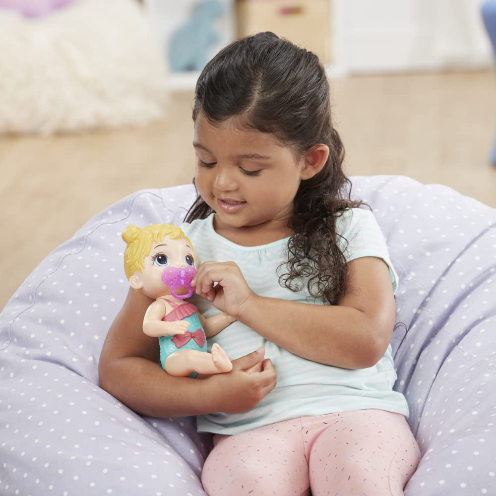 Baby Alive - Chapoteos y Abrazos Azul E8716: Muñeca - Edad 3+