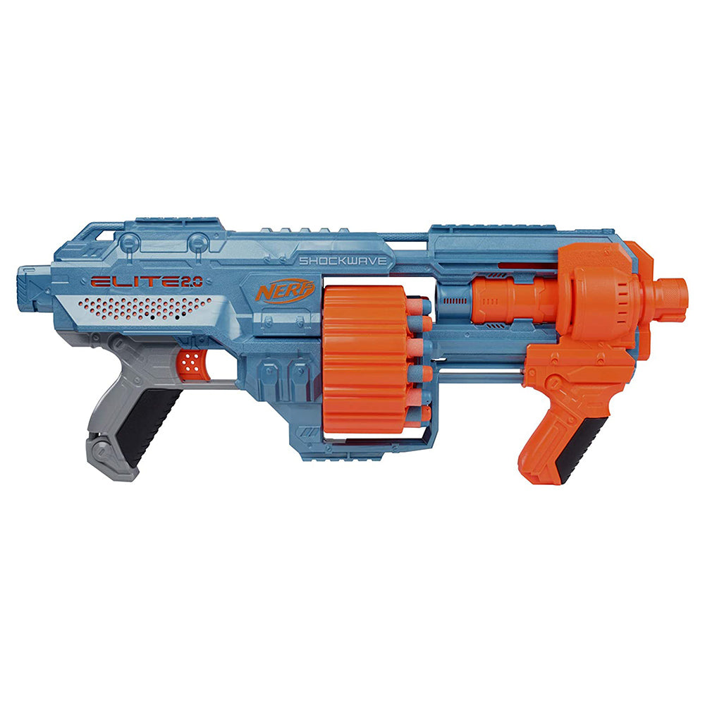 Lanzador Nerf Elite 2.0 Shockwave RD-15 E9527 - Edad 8+