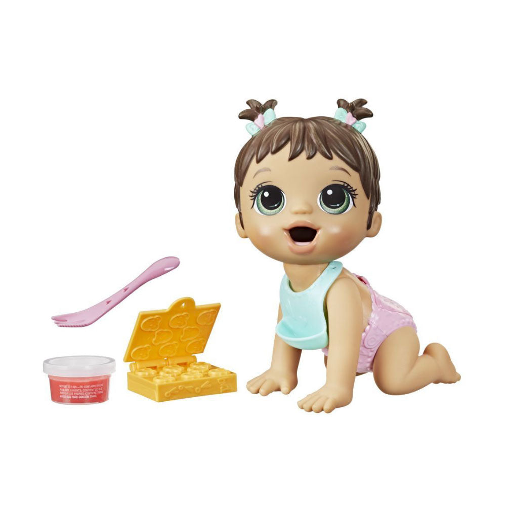 Baby Alive Lil Snacks - Morena F2618: Muñeca - Edad 3+