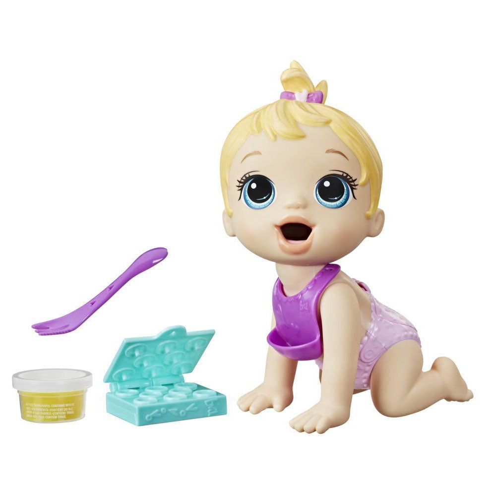 Baby Alive Lil Snacks - Rubia F2617: Muñeca - Edad 3+
