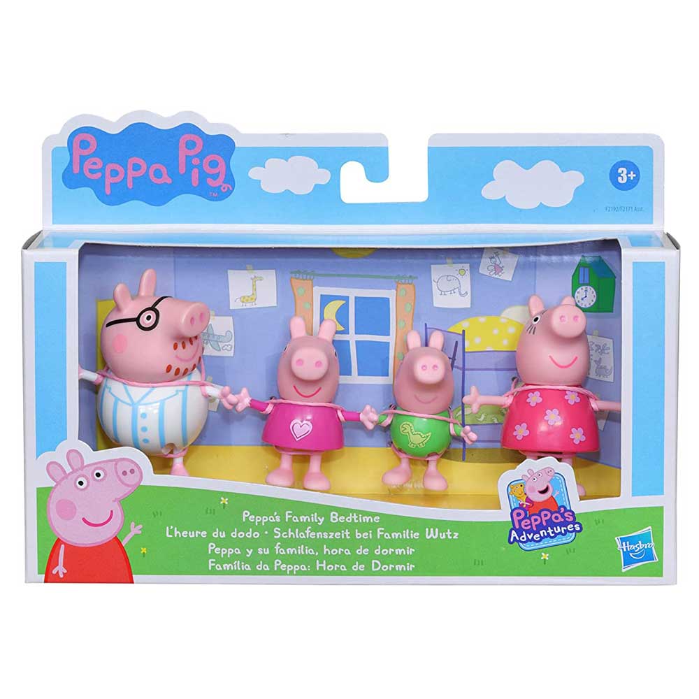 Peppa Pig - Familia de Peppa Hora de Dormir F2171: Figura de acción - Edad 3+
