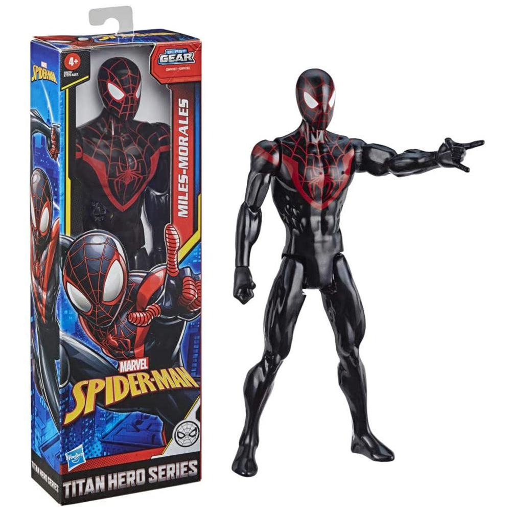 Marvel Spider-Man Titan Miles Morales E8525: Figura de acción - Edad 4+