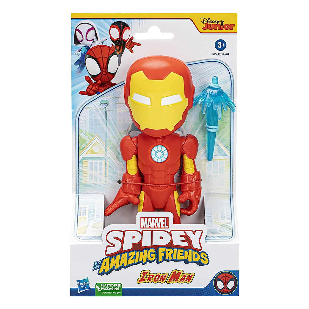 Marvel Spidey Amazing Friends - Supersized Iron Man F6164: Figura de acción - Edad 3+