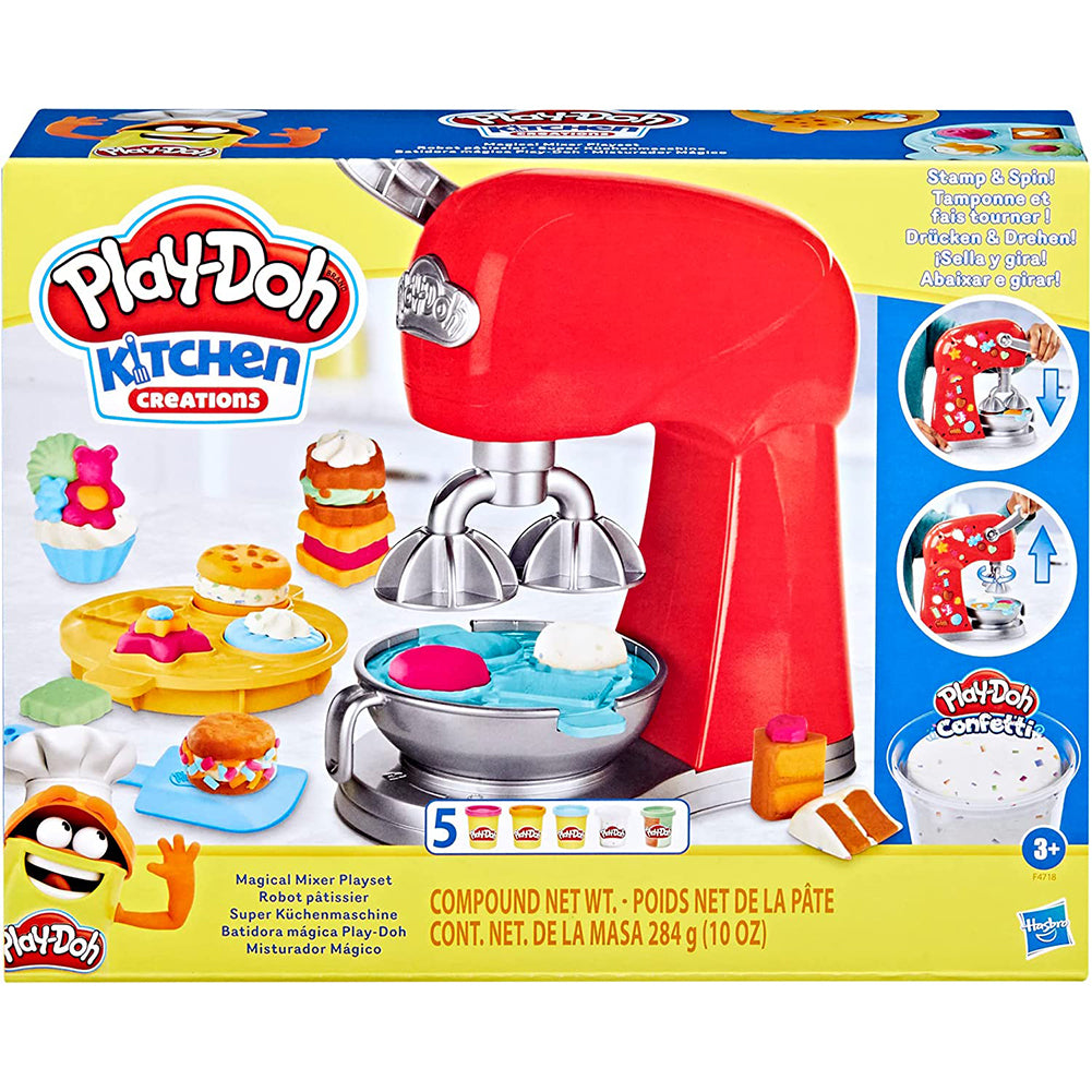 Play Doh Batidora Mágica F4718: Set de masa moldeable - Edad 3+