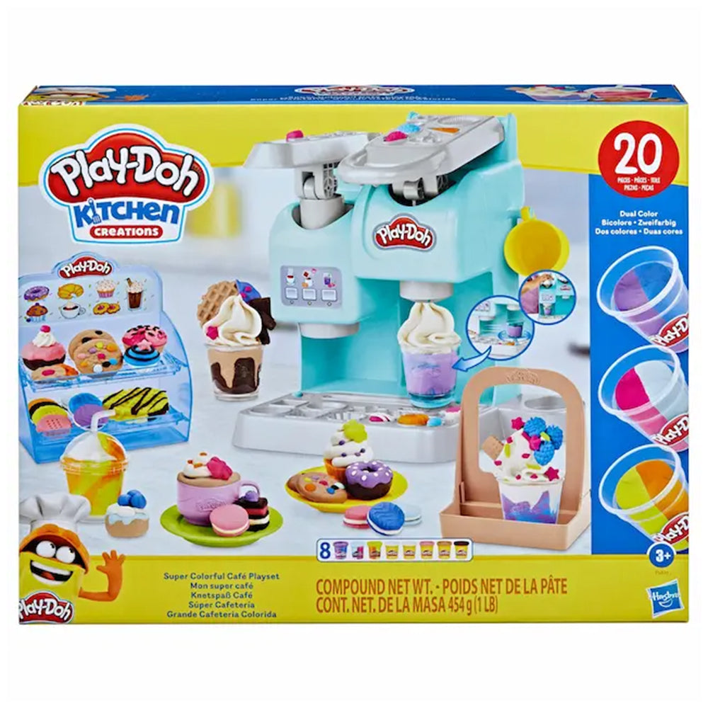 Play Doh Súper Cafetería F5836: Set de masa moldeable - Edad 3+