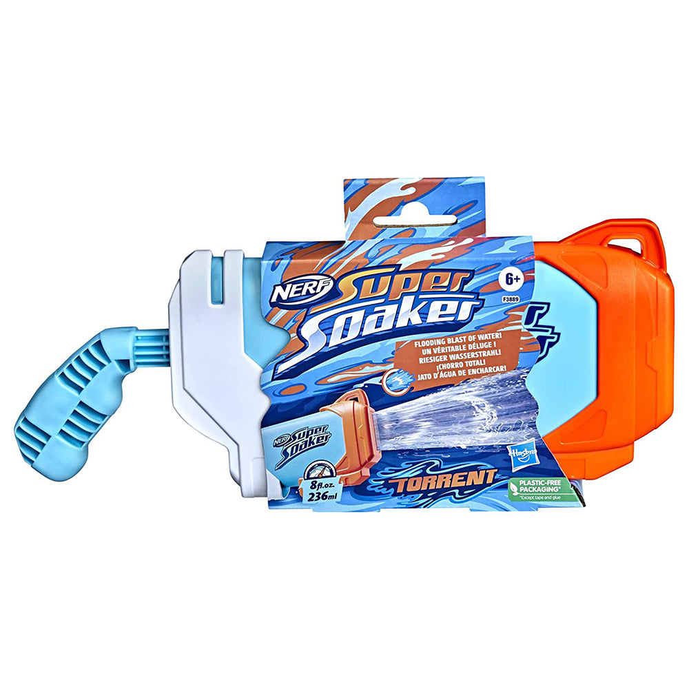 Nerf Super Soaker Torrent F3889: Lanzador de agua - Edad 6+