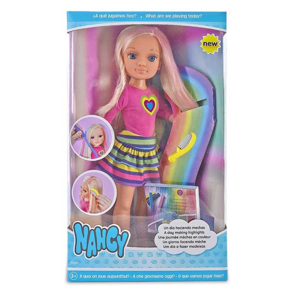 Nancy Un Día Pintando Arcoíris 700013953: Muñeca - Edad 3+
