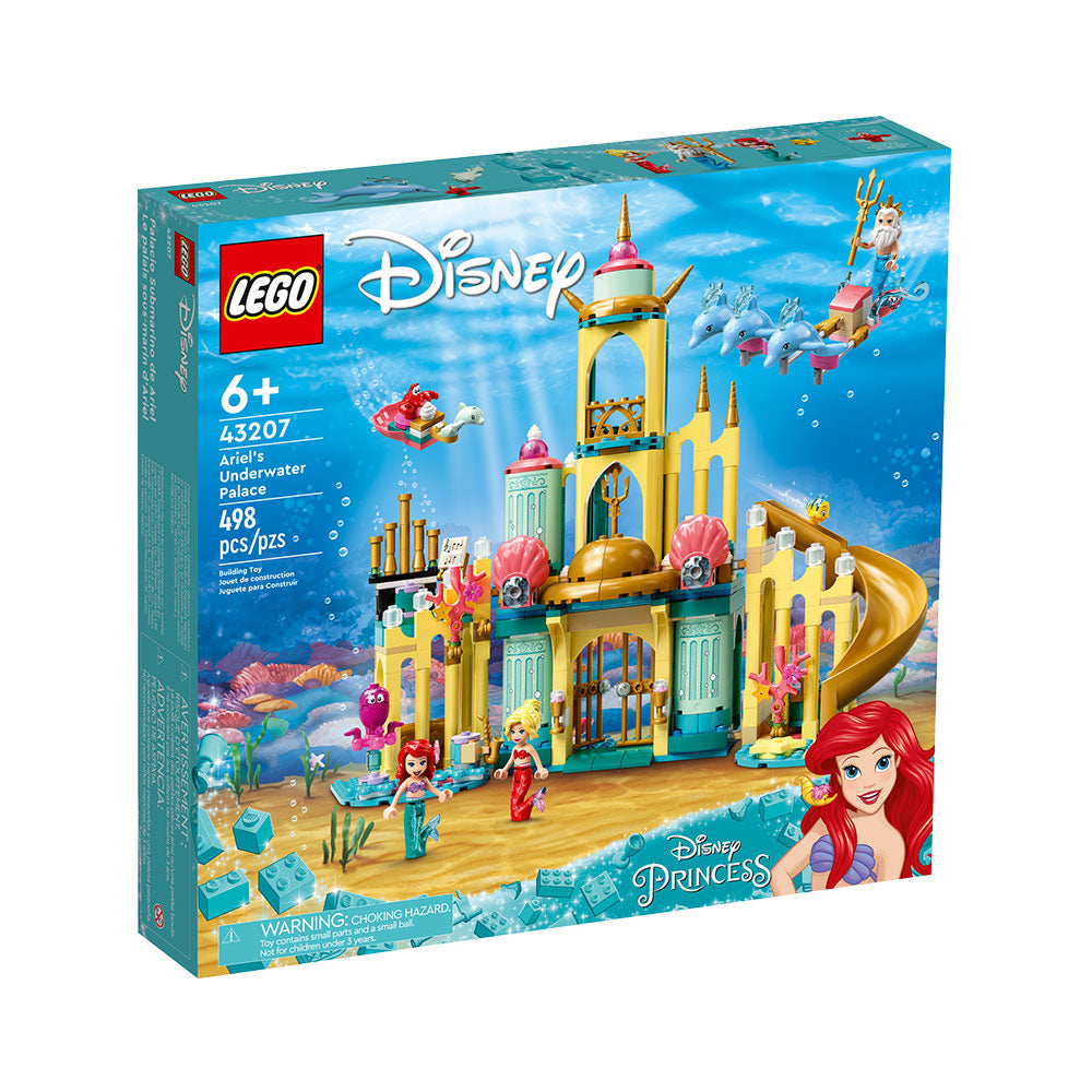 LEGO 43207 Disney Palacio Submarino de Ariel, Castillo de