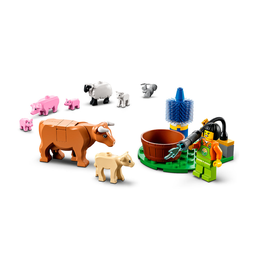 Aprende los Animales de la Granja con juguetes para niños