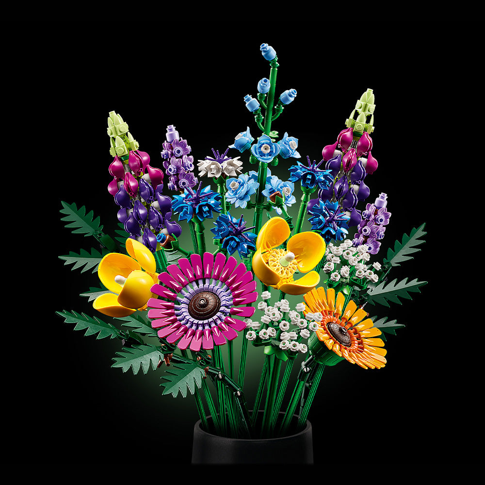 LEGO Ramo de Flores Silvestres 10313: Set de construcción de 939 piezas - Edad 18+