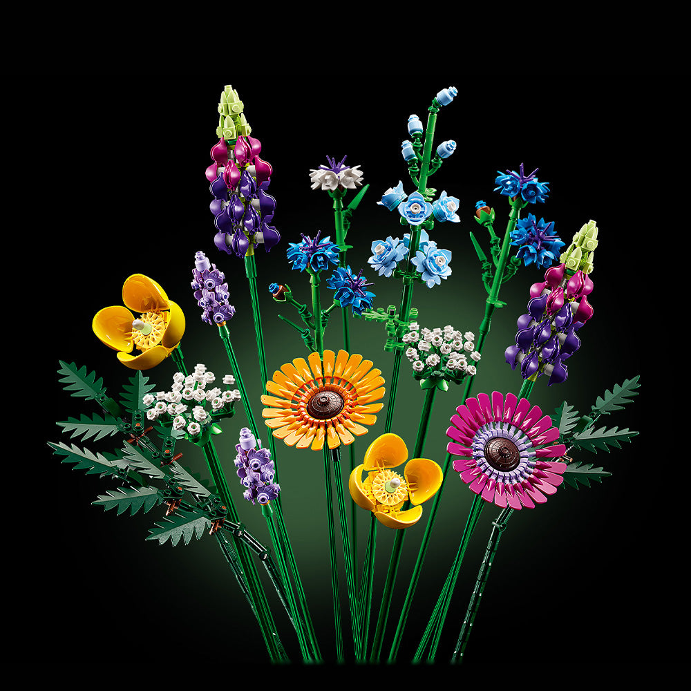 LEGO Ramo de Flores Silvestres 10313: Set de construcción de 939 piezas - Edad 18+