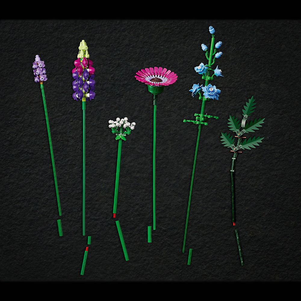 LEGO Ramo de Flores Silvestres 10313: Set de construcción de 939 piezas - Edad 18+