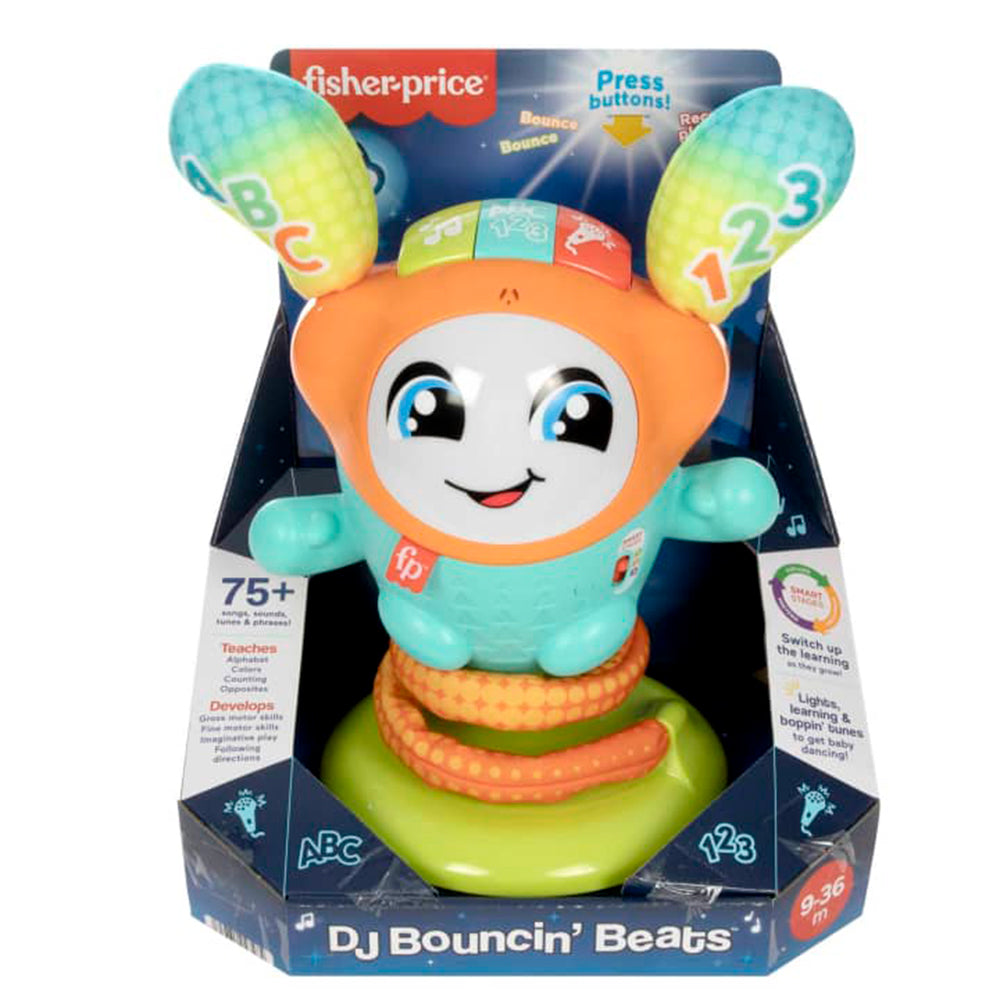 Fisher-Price Dj Bouncy Salta y Aprende HJP93 - Edad 6 meses+