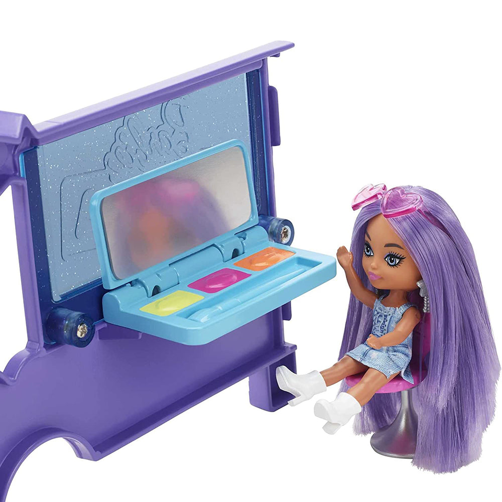 Barbie Extra Minis Camión Turístico HKF84: Muñeca - Edad 3+